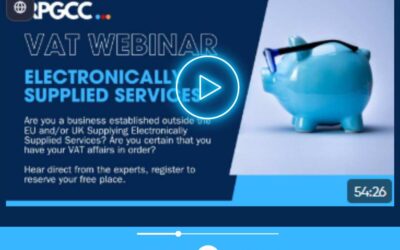 VAT Webinar – Electronic Supplied Services